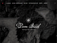 Tablet Screenshot of dom-brial.com