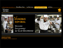 Tablet Screenshot of club.dom-brial.com